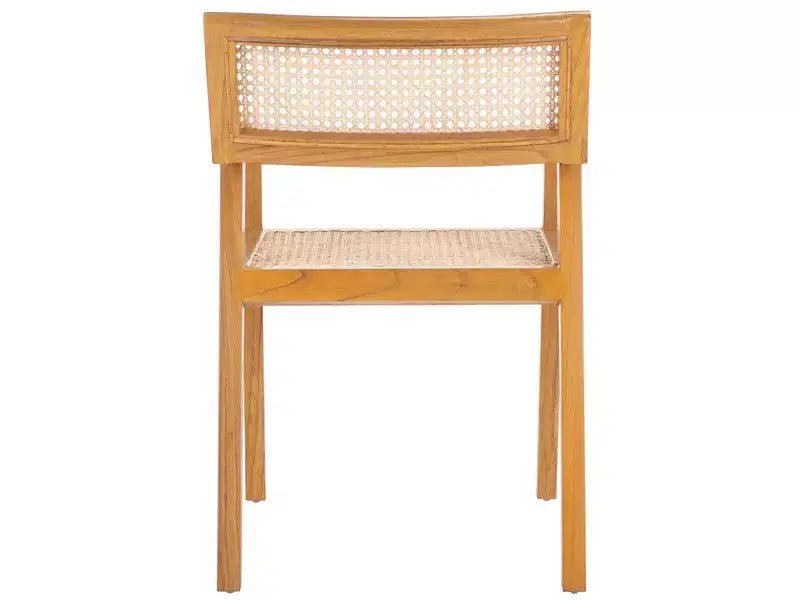 Chaise de salle à manger Cire Rattan - DCH1016 - Naturel/Naturel - Safavieh
