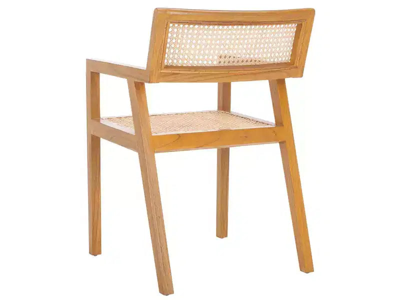 Chaise de salle à manger Cire Rattan - DCH1016 - Naturel/Naturel - Safavieh