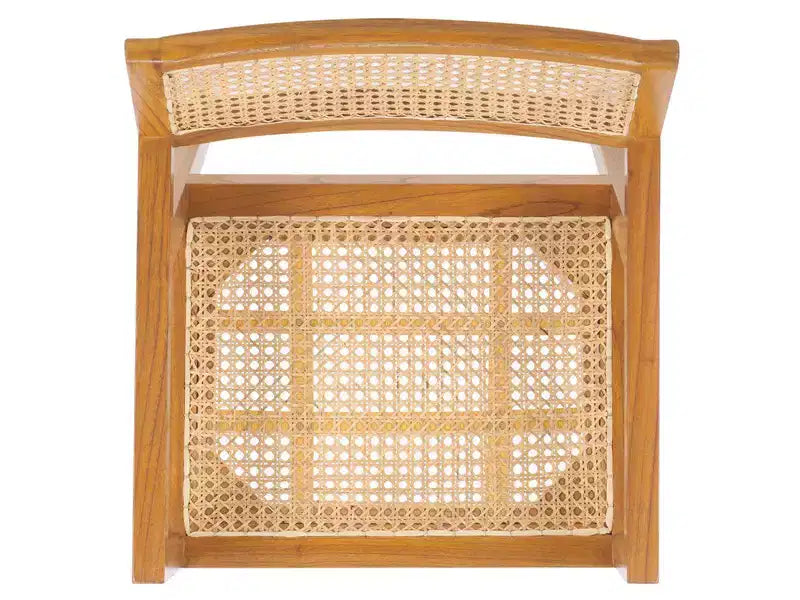 Chaise de salle à manger Cire Rattan - DCH1016 - Naturel/Naturel - Safavieh
