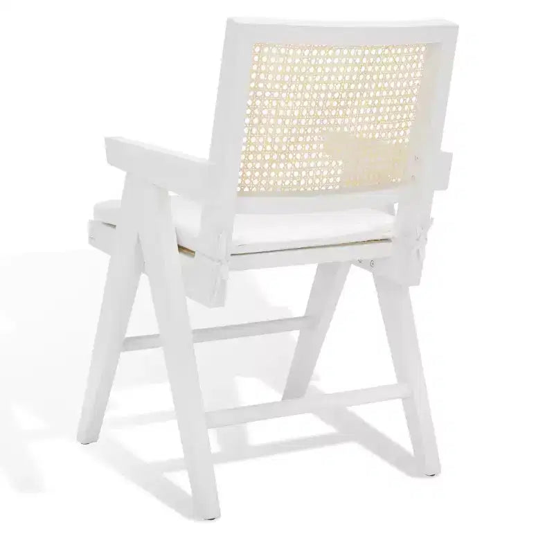 Fauteuil en rotin Colette - SFV4136 - Blanc/Naturel - Safavieh Couture