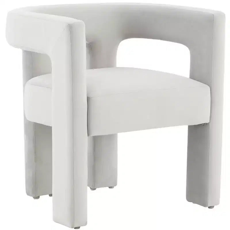 Chaise de salle à manger contemporaine Deandre - SFV4785 - Gris clair - Safavieh Couture