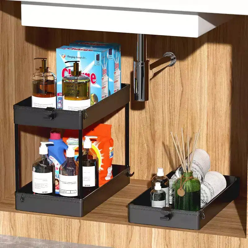 ACOINEL Chariot de Rangement Roulant 3 Niveaux, Chariot de Salle de Bain Organisateur de Buanderie Chariot de Service Étagère Mobile Unité d'Étagères Multi-Fonctionnelles Blanc