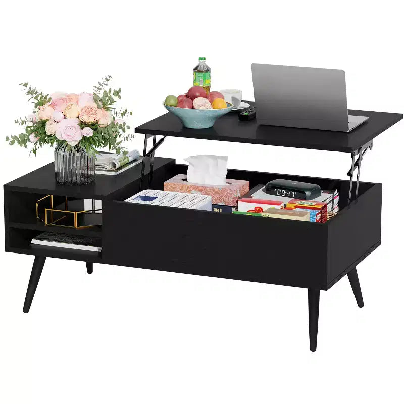 BestMassage Coffee Table Modern Lift-Top Coffee Tables with Ample Storage