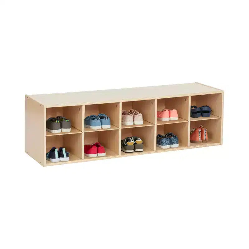 Meuble de rangement 10 casiers pour bacs ECR4Kids Streamline, 2x5, mobilier de classe