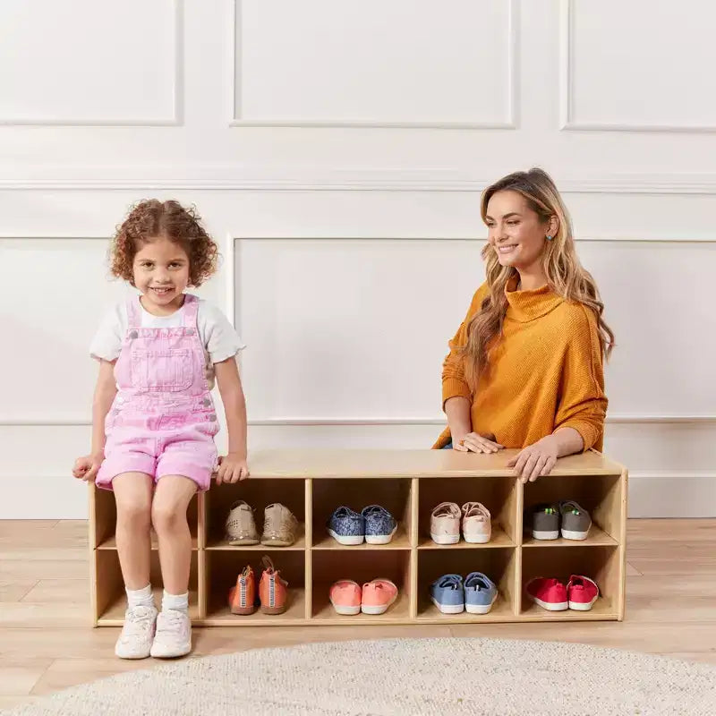 Meuble de rangement 10 casiers pour bacs ECR4Kids Streamline, 2x5, mobilier de classe