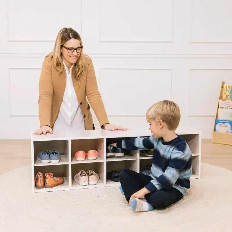 Meuble de rangement 10 casiers pour bacs ECR4Kids Streamline, 2x5, mobilier de classe