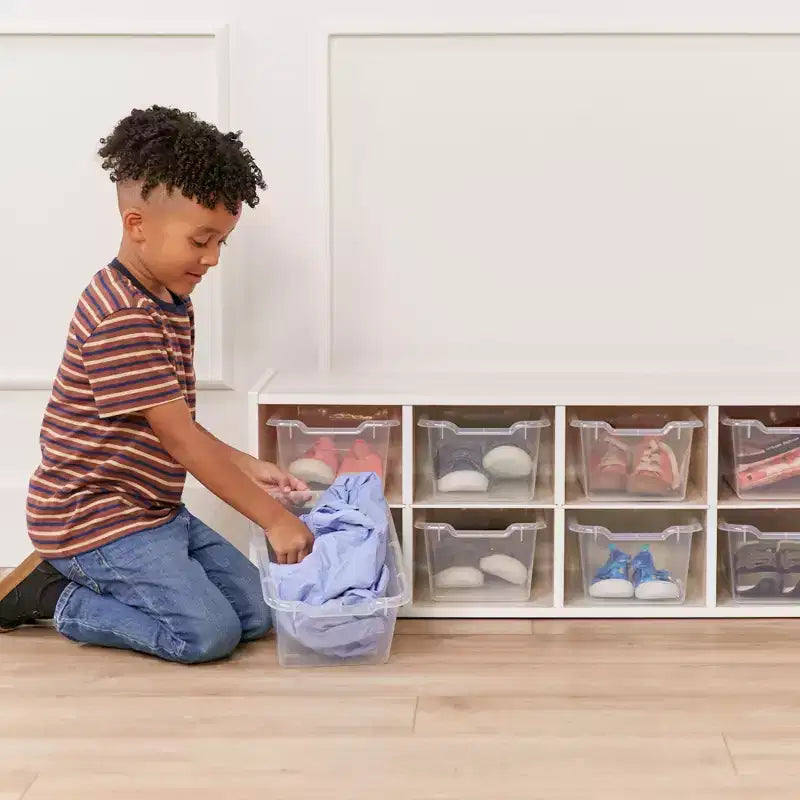 Meuble de rangement 10 casiers pour bacs ECR4Kids Streamline, 2x5, mobilier de classe