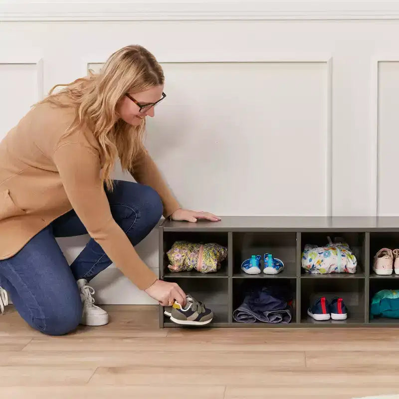 Meuble de rangement 10 casiers pour bacs ECR4Kids Streamline, 2x5, mobilier de classe