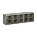 ECR4Kids Streamline 10 Cubby Tray Storage Cabinet, 2x5, Classroom Furniture