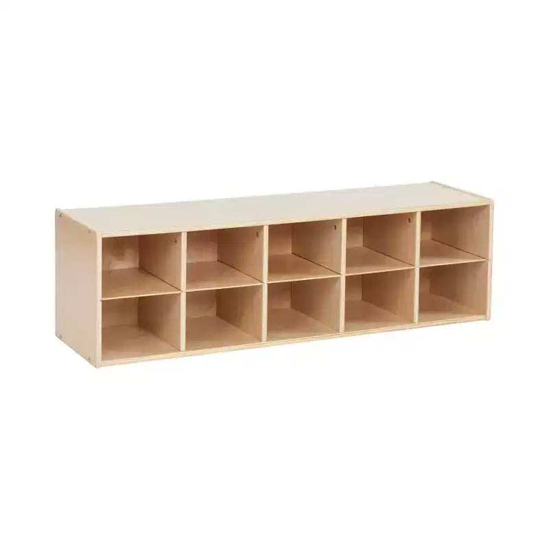 Meuble de rangement 10 casiers pour bacs ECR4Kids Streamline, 2x5, mobilier de classe