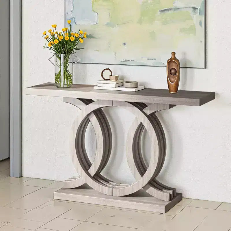 MAYEERTY Table console polyvalente pour salon, entrée, couloir, décoration et exposition