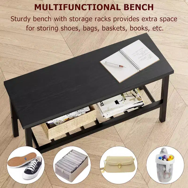 Ensemble table à manger pour 4 avec chaises et banc, table de cuisine moderne, design métal et bois, pour petits appartements