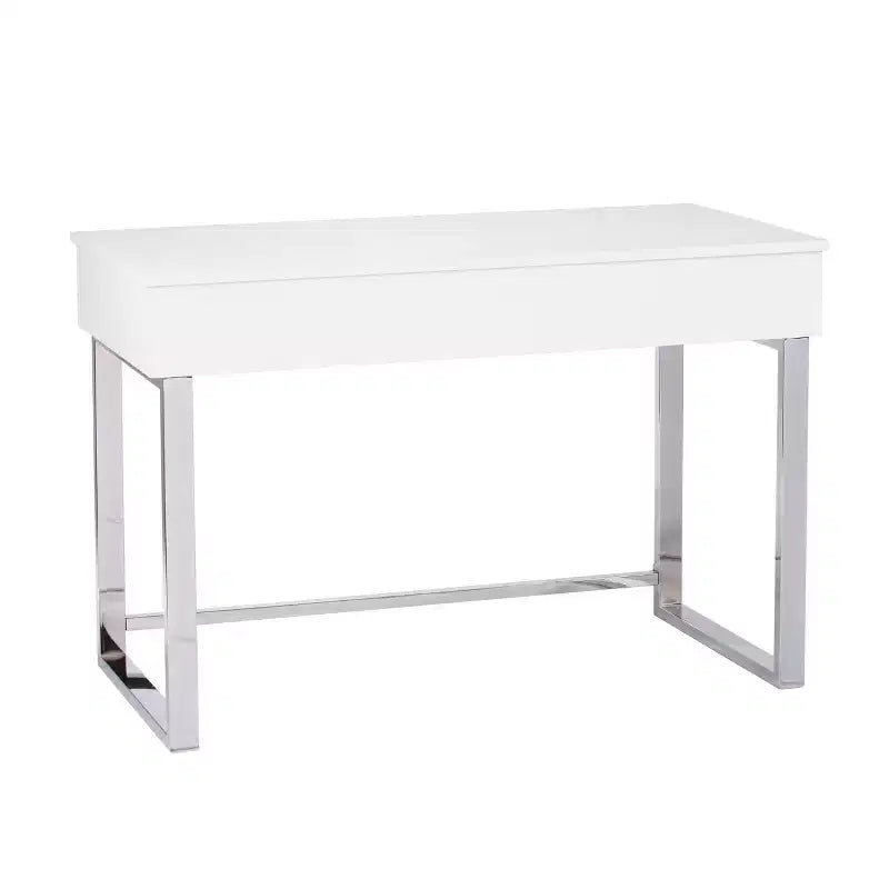 Inman Adjustable Height Sit-Stand Desk - White - SEI