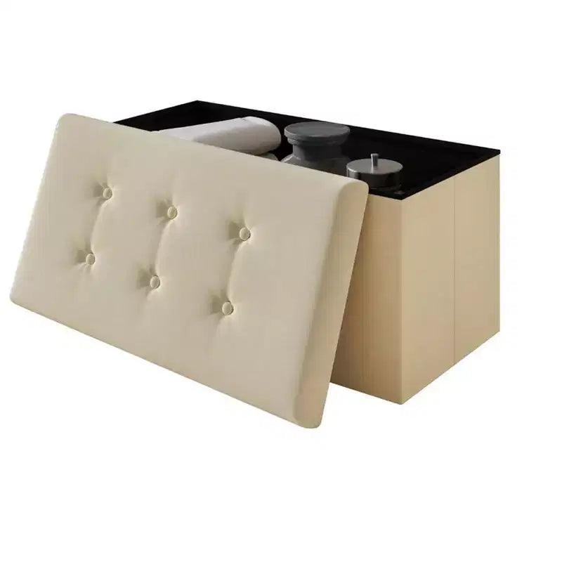 Banc de Rangement Pliant Rembourré Home Design Florence 30