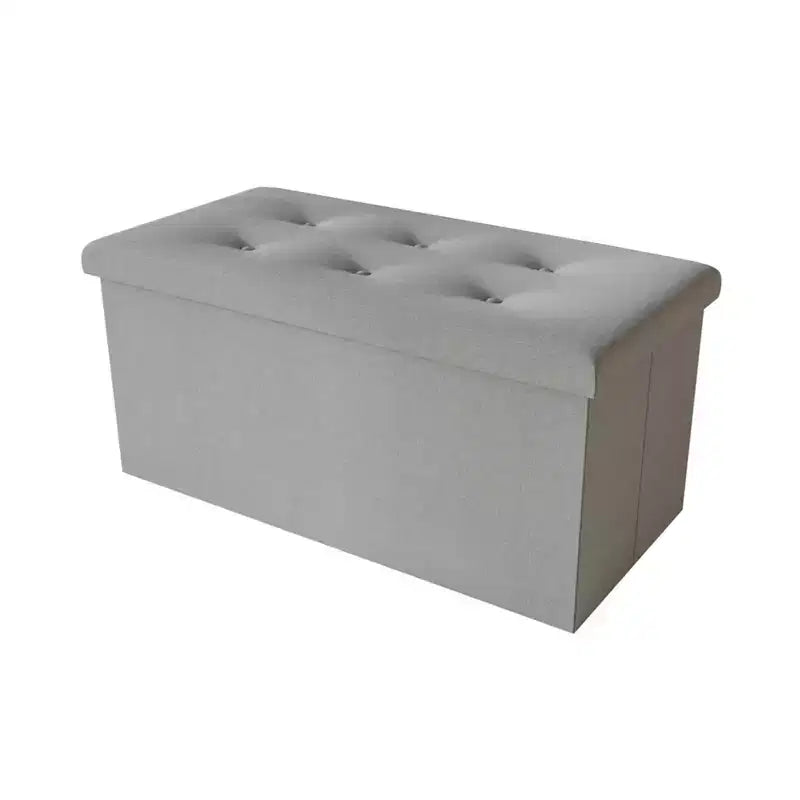 Home Design Florence 30 Upholstered Folding Storage Bench