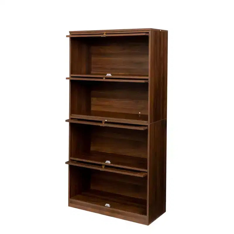 Buffet de cuisine Okak avec 6 portes, armoire de rangement multifonctionnelle avec 1 étagère ouverte et 1 tiroir