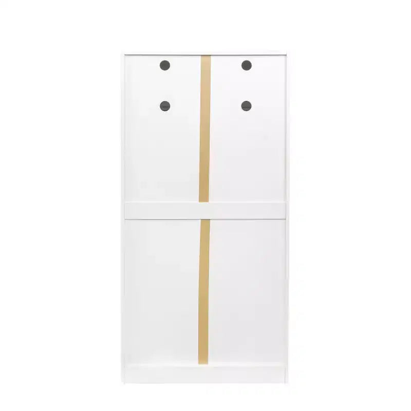 Buffet de cuisine Okak avec 6 portes, armoire de rangement multifonctionnelle avec 1 étagère ouverte et 1 tiroir