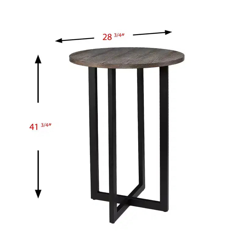 Table de bar Holly & Martin Danby - Grise - SEI