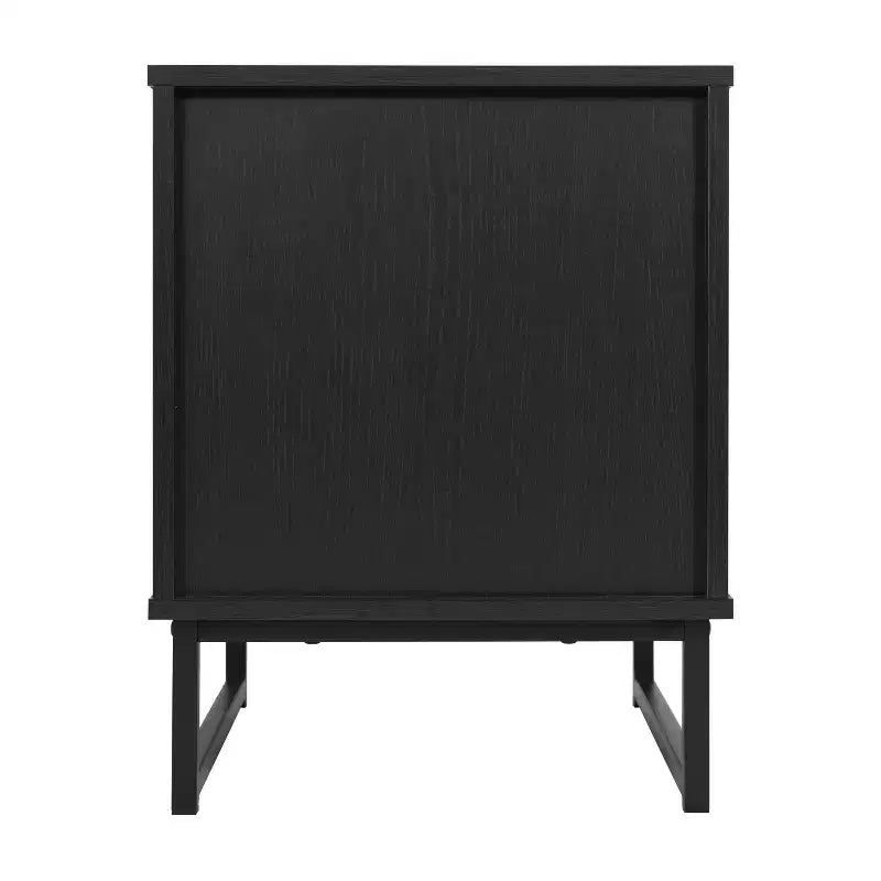 Table de Chevet/Table de Nuit en Bois de Style Mid-Century Moderne Merrick Lane avec Tiroir et Étagère