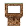 Pallston Water Hyacinth Accent Table - Natural - SEI