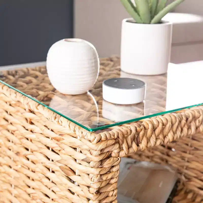 Table d'appoint jacinthe d'eau Pallston - Naturel - SEI