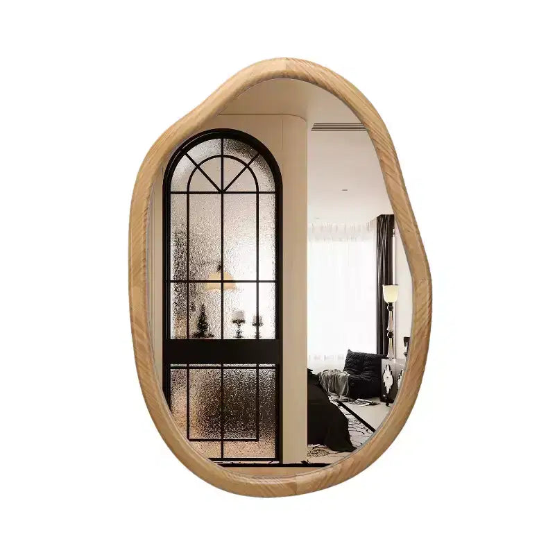 MAYEERTY 31.9 Irregular Wall Mirror Decorative Asymmetrical Mirror for Wall Decor for Living Room Bathroom Entryway