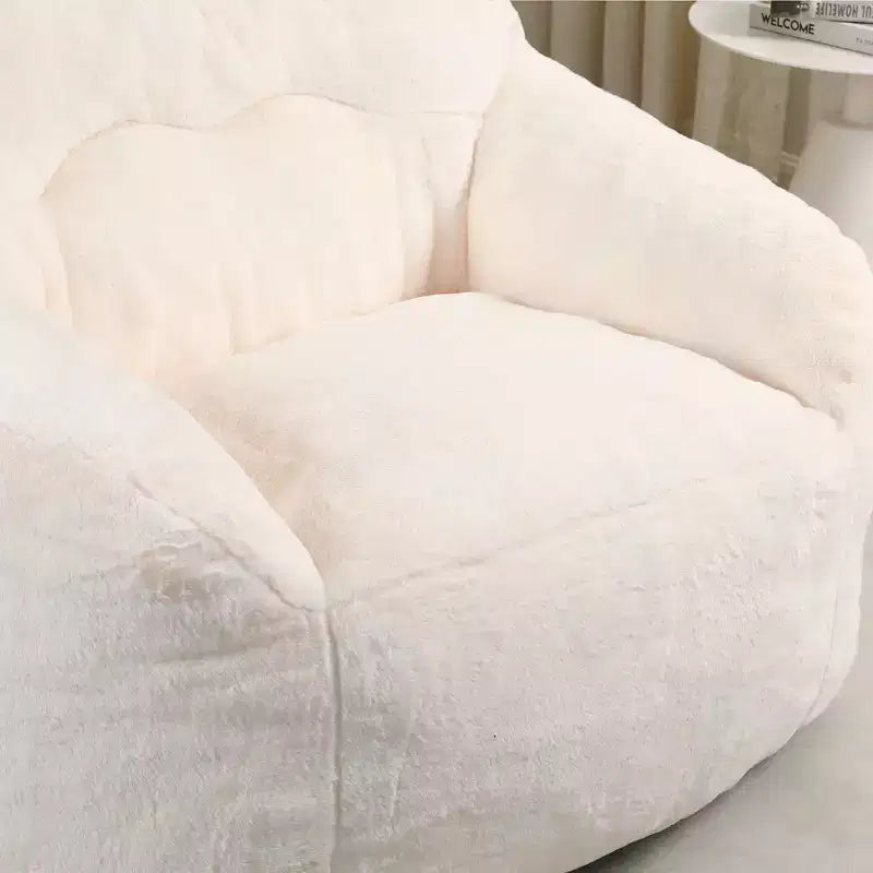 Fauteuil poire avec accoudoirs, rembourrage en mousse haute densité. Canapé paresseux pour adultes dans le salon, la chambre à coucher