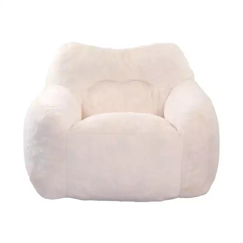 Fauteuil poire avec accoudoirs, rembourrage en mousse haute densité. Canapé paresseux pour adultes dans le salon, la chambre à coucher
