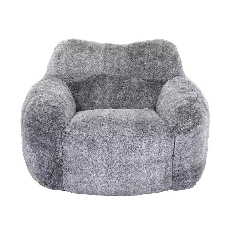 Fauteuil poire avec accoudoirs, rembourrage en mousse haute densité. Canapé paresseux pour adultes dans le salon, la chambre à coucher