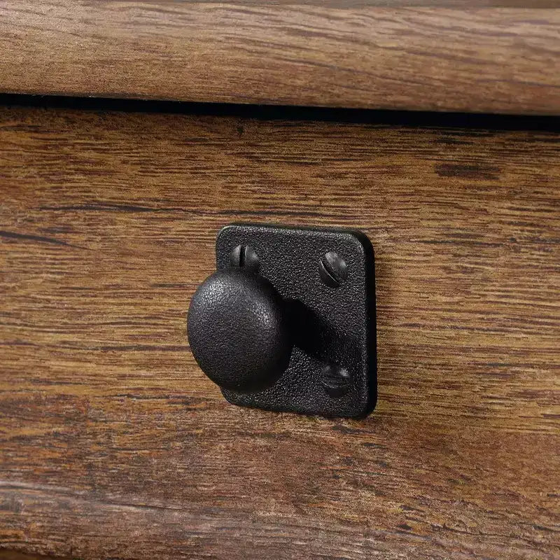 HomeStock 56.5 po H Bureaux d'ordinateur en bois couleur marron avec tiroir universel
