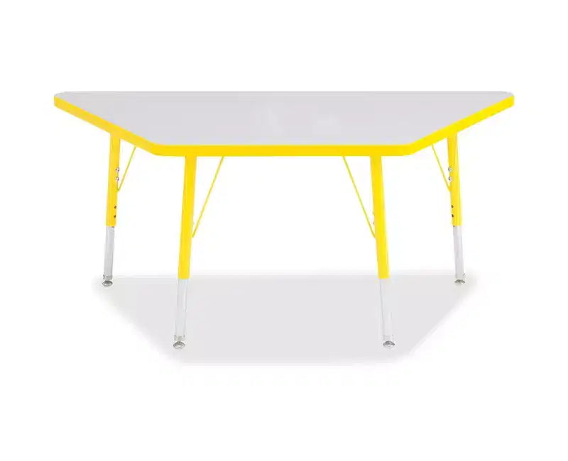 Table trapézoïdale Jonti-Craft Berries Prism Edge, hauteur élémentaire (24 x 48) - Jaune