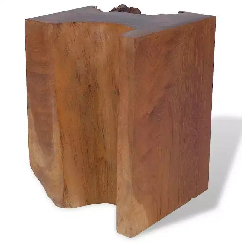 vidaXL Tabouret Marron Bois de teck massif