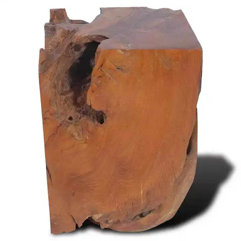 vidaXL Tabouret Marron Bois de teck massif