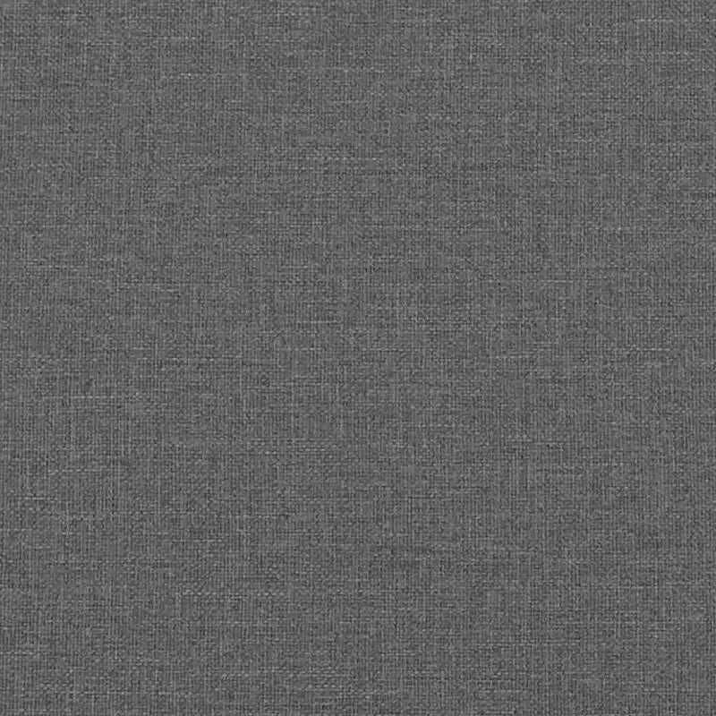 vidaXL Fauteuil de relaxation gris foncé - Chaise d'appoint sans accoudoirs rembourrée pour salon, chambre, bureau