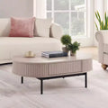 unipaws Curved Profile Modern Center Table