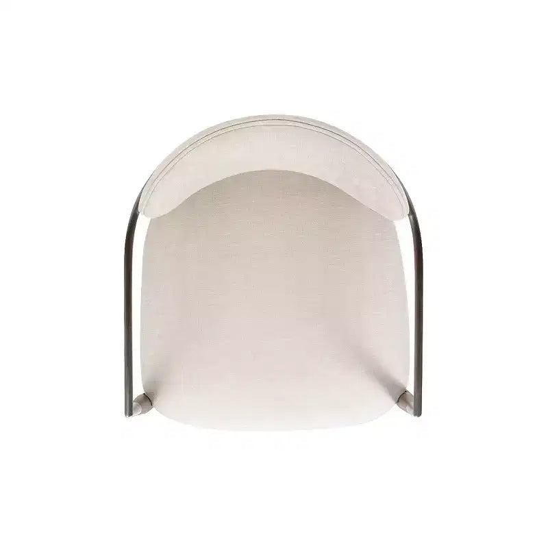 Jennifer Taylor Home Chaise de salle à manger rembourrée Artemis en matériaux mixtes avec accoudoirs
