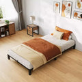 CuisinSmart Bed Frame, Metal Platform Bed Frame with Durable Iron Slat Support and Legs, No Box Spring Required, Support Up to 800 Lbs