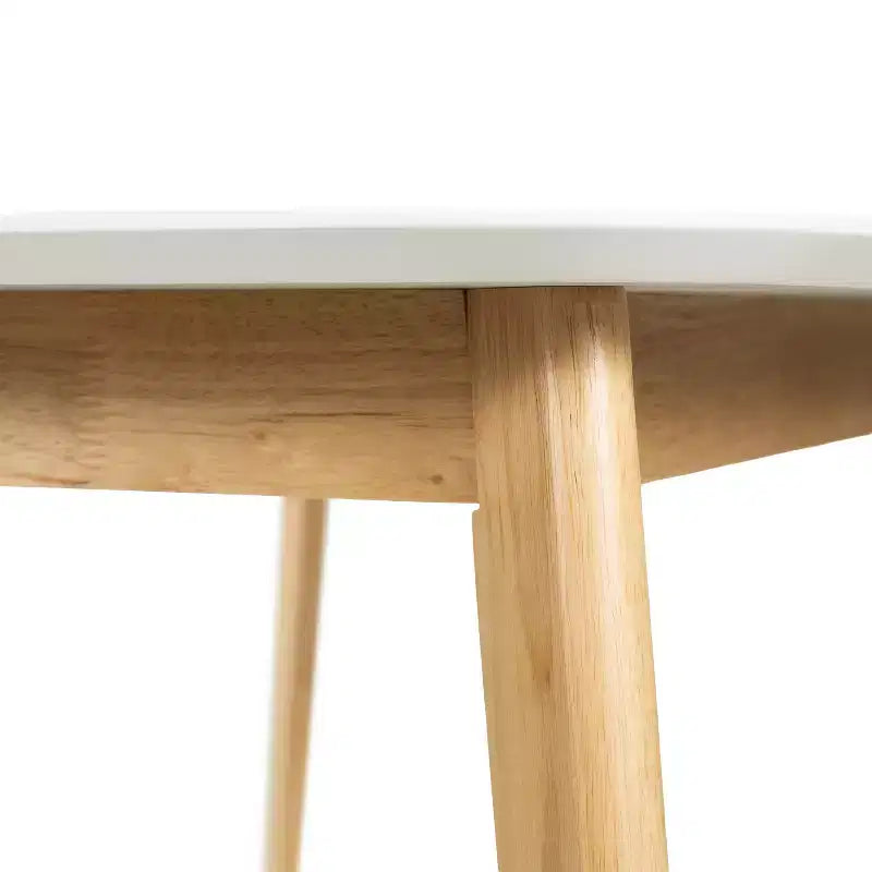 Ensemble de salle à manger Christopher Knight Home Ishar 5 pièces en bois d'hévéa de style milieu de siècle avec chaises rembourrées