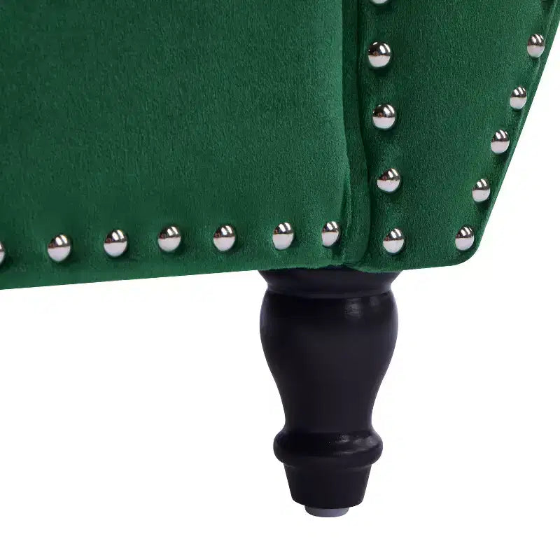 Christopher Knight Home Max Pouf de rangement capitonné en velours de style moderne