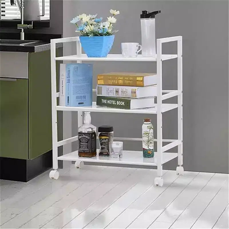 Chariot à couches multiples multifonctionnel élargi à 3 niveaux -xm_463w Étagère de rangement mobile