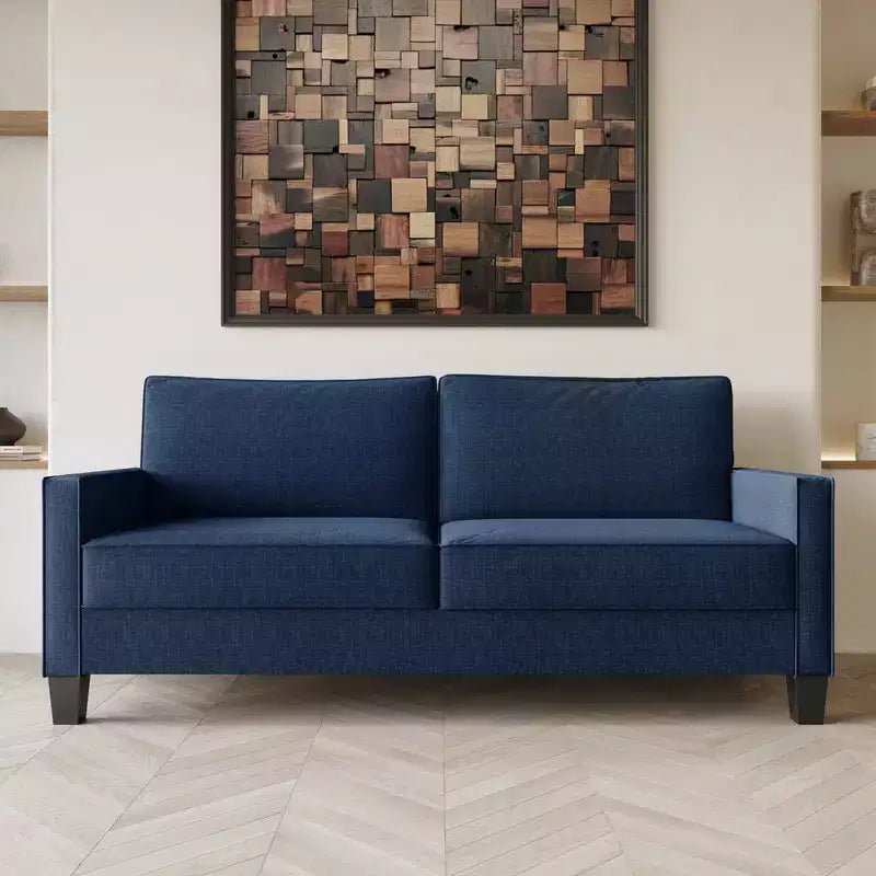 Canapé Home Design Marcia à accoudoirs carrés