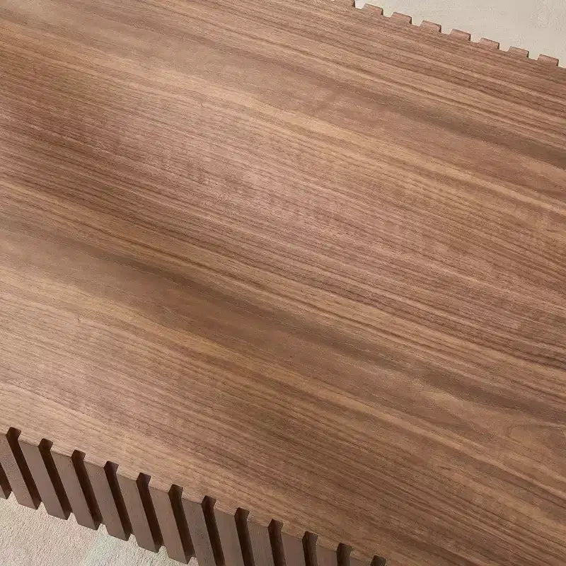 Table basse ovale moderne Okak, 112 cm de long avec piédestal robuste, table basse tambour compacte pour petit salon ou bureau