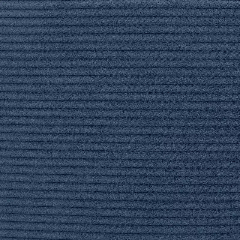 Fauteuil canapé rond pivotant Whisen en velours côtelé avec coussin double épaisseur et 3 oreillers amovibles