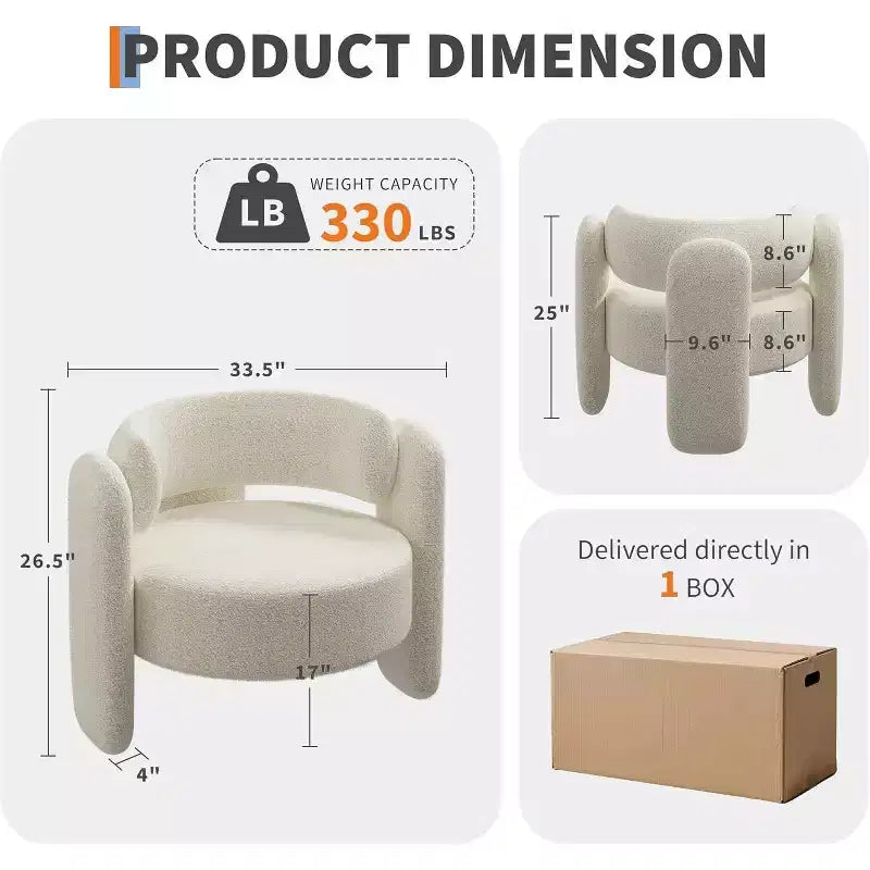 Fauteuil crapaud Acekool Barrel