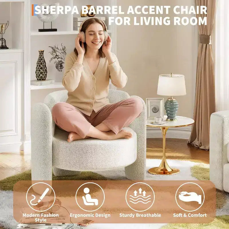 Fauteuil crapaud Acekool Barrel