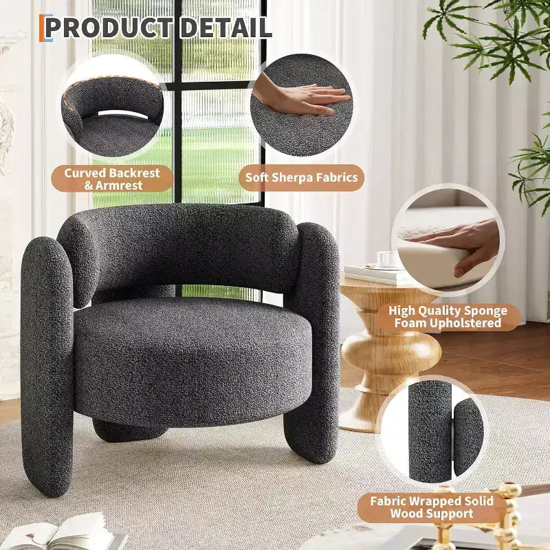 Fauteuil crapaud Acekool Barrel