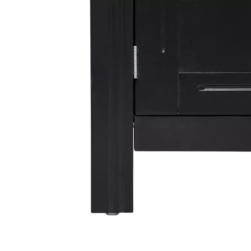 Christopher Knight Home Chasca Armoire de rangement moderne en bois d'acacia 48 po avec 3 portes, 3 tiroirs et étagères réglables
