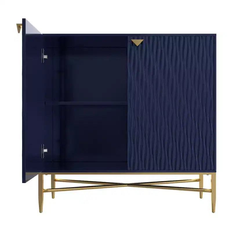 Meuble de rangement utilitaire autoportant CLIHOME en MDF de 40 cm (15,75 po) de largeur x 83,5 cm (32,87 po) de hauteur avec patin de nivellement réglable