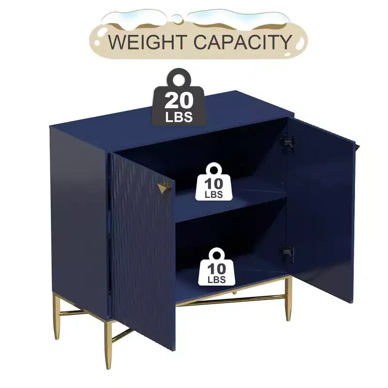 Meuble de rangement utilitaire autoportant CLIHOME en MDF de 40 cm (15,75 po) de largeur x 83,5 cm (32,87 po) de hauteur avec patin de nivellement réglable