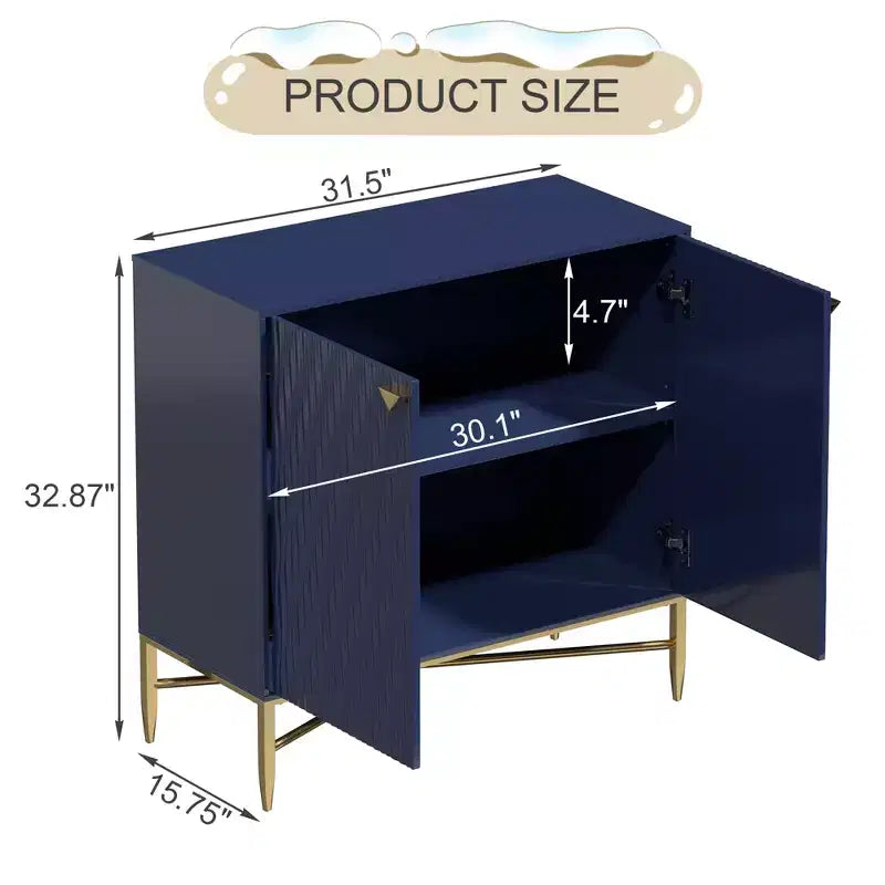 Meuble de rangement utilitaire autoportant CLIHOME en MDF de 40 cm (15,75 po) de largeur x 83,5 cm (32,87 po) de hauteur avec patin de nivellement réglable